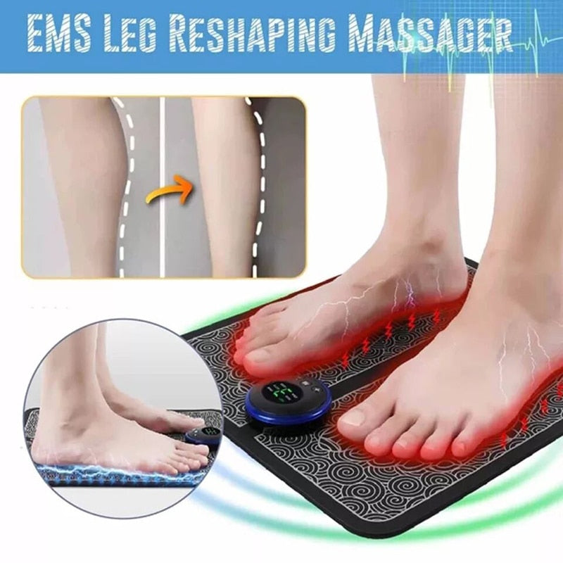 EMS Foot Massage Mat  get rid of swollen feet & varicose veins